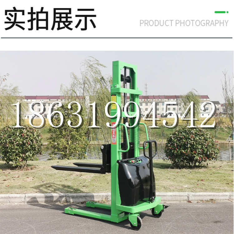 三台县电动叉车堆高车液压铲车电瓶1吨2吨站驾步行式小型全自动叉车